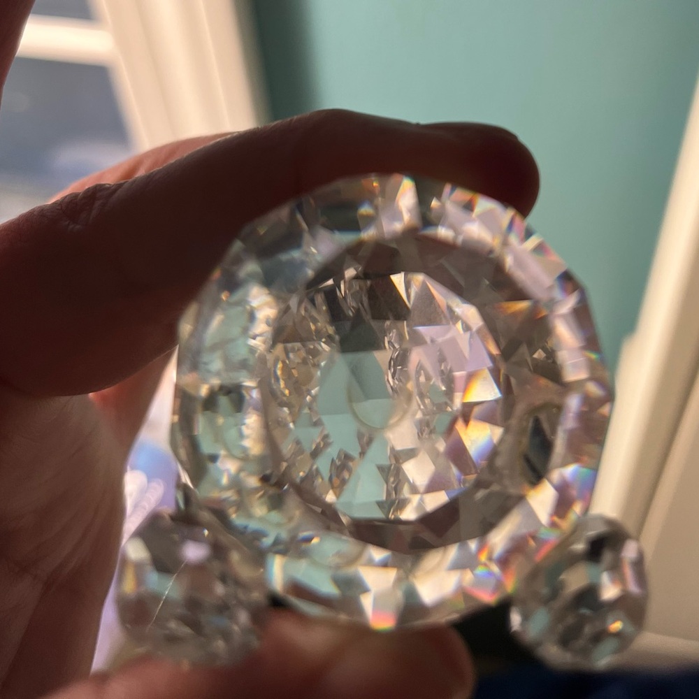 Swarovski Retired Crystal Teddy Bear 3”H x 2”W (Larger Size) - Picture 8 of 9